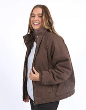 Load image into Gallery viewer, Rosalee Demin Jacket - Chocolate
