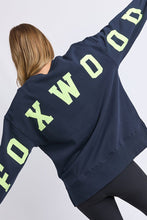 Load image into Gallery viewer, Interval Crew - Navy W/Neon Yellow
