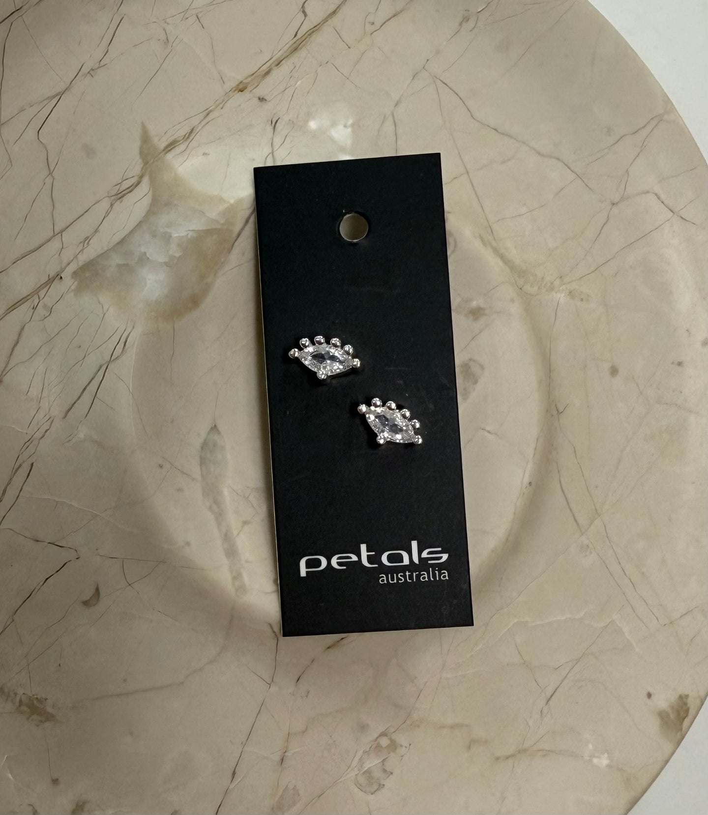 Stud Earrings - Crystal