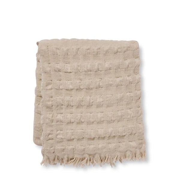 Blake Waffle Oatmeal Throw