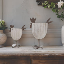Load image into Gallery viewer, French Country Standing Chickens Set/2
