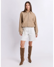 Load image into Gallery viewer, Evie Bomber Jacket - Sand
