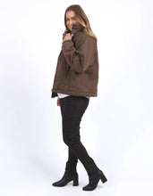 Load image into Gallery viewer, Rosalee Demin Jacket - Chocolate
