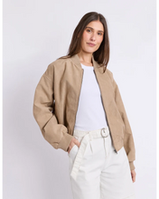 Load image into Gallery viewer, Evie Bomber Jacket - Sand
