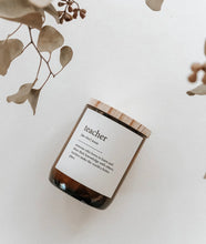 Load image into Gallery viewer, Teacher - Dictionary Candle
