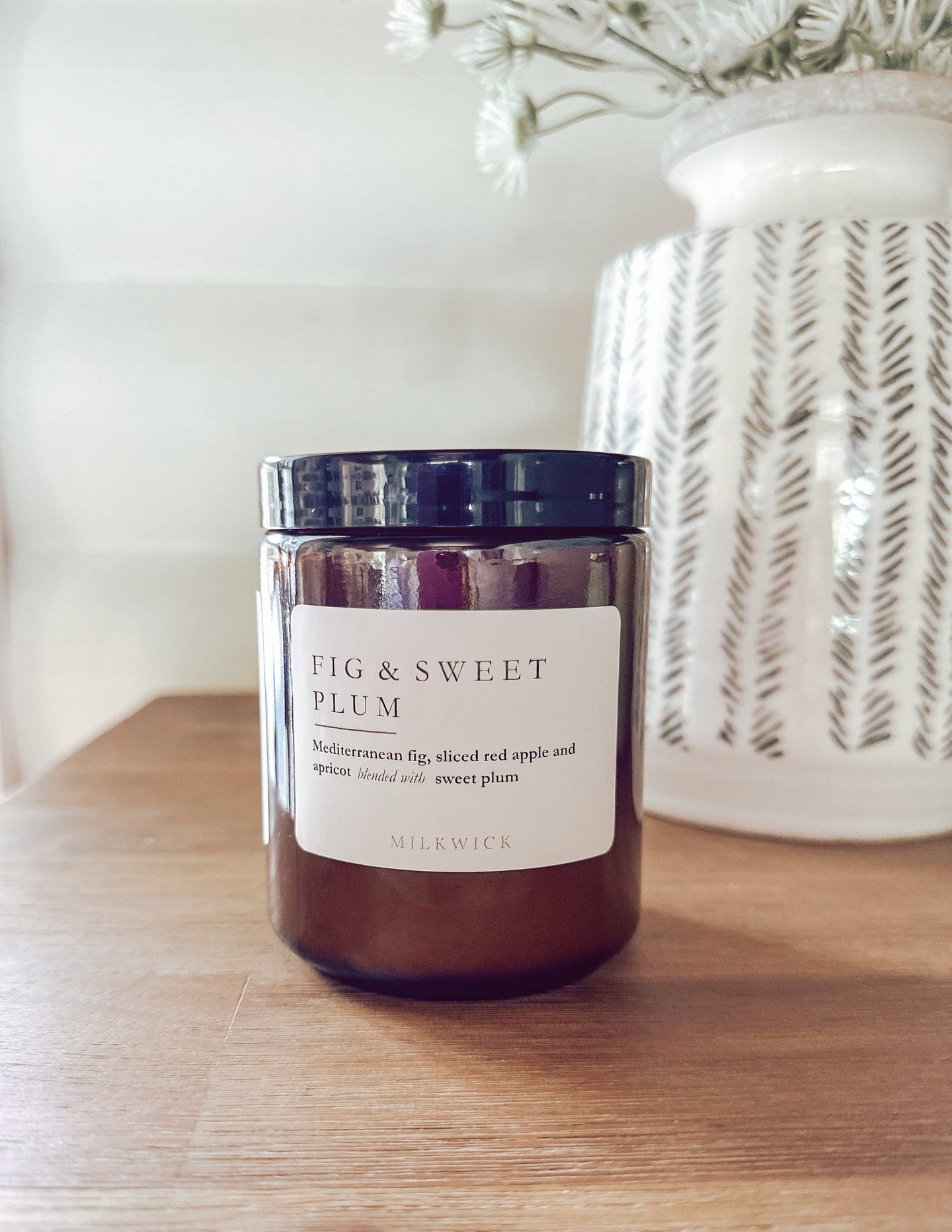 Fig & Sweet Plum: Amber Jar