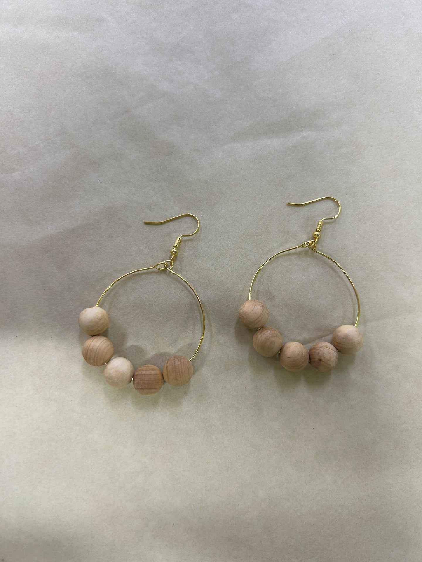 Circle Bead Earrings