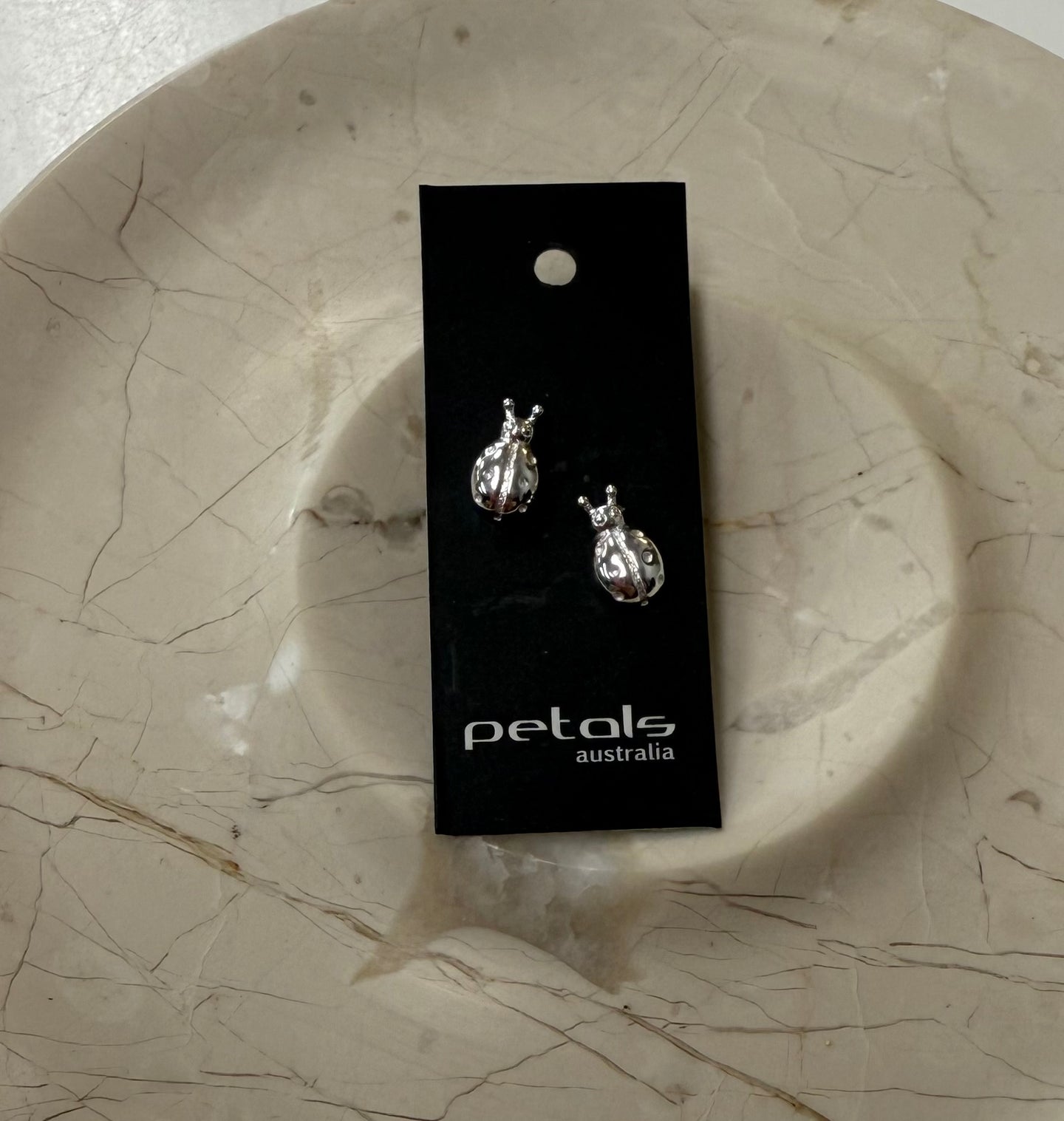 Stud Earrings - Lady Bug