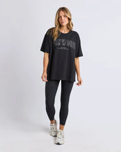 Load image into Gallery viewer, Metallic Interval Tee - Black with Silver
