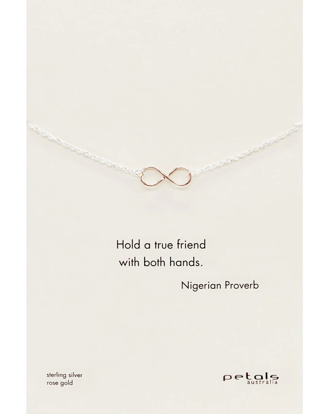 Infinity Necklace - Rose