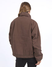 Load image into Gallery viewer, Rosalee Demin Jacket - Chocolate
