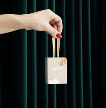 Load image into Gallery viewer, Mini Soy Candle Bauble - Golden Wattle &amp; Citrus

