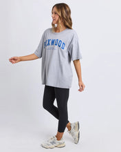 Load image into Gallery viewer, Interval Tee - Grey Marle/Blue
