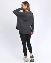 Load image into Gallery viewer, Simplified Tonal Crew - Coal

