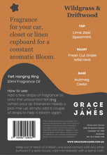Load image into Gallery viewer, Wildgrass &amp; Driftwood - Felt Air Freshener
