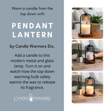 Load image into Gallery viewer, Pendant Candle Warmer Lantern
