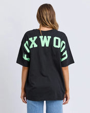 Load image into Gallery viewer, Interval Tee - Black W/Bright Green
