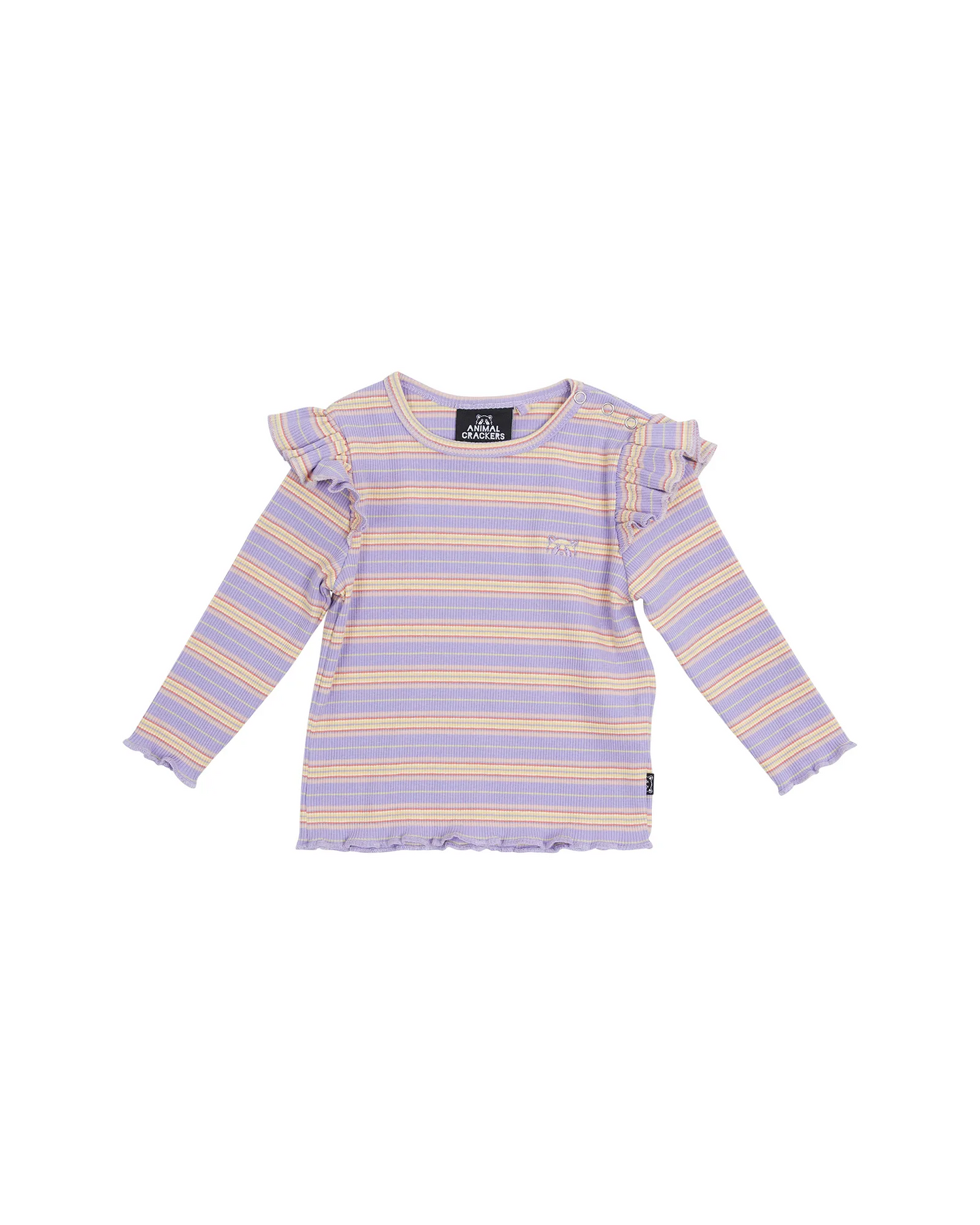 Mulberry L/S Rib - Stripe