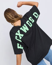 Load image into Gallery viewer, Interval Tee - Black W/Bright Green
