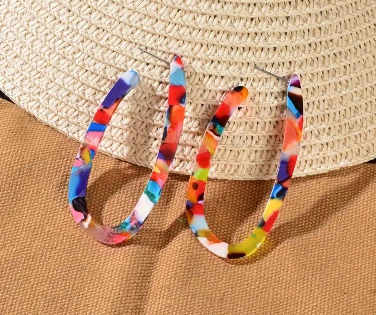Multi Colour Earrings
