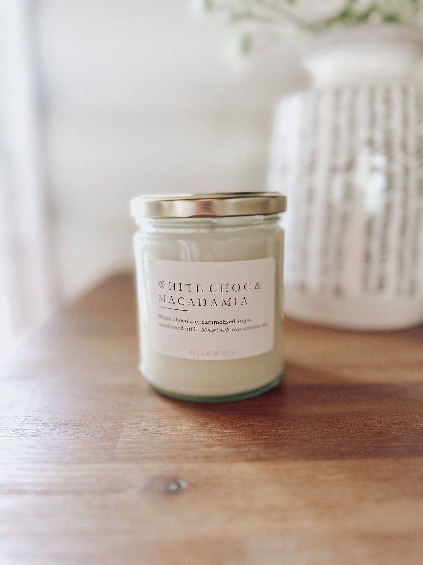 White Choc & Macadamia: Small Jar