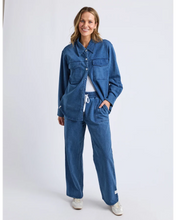Load image into Gallery viewer, Valerie Trackpant - Blue Denim Look
