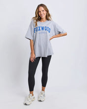 Load image into Gallery viewer, Interval Tee - Grey Marle/Blue
