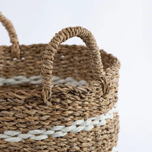 Load image into Gallery viewer, Southsea Round Seagrass Basket
