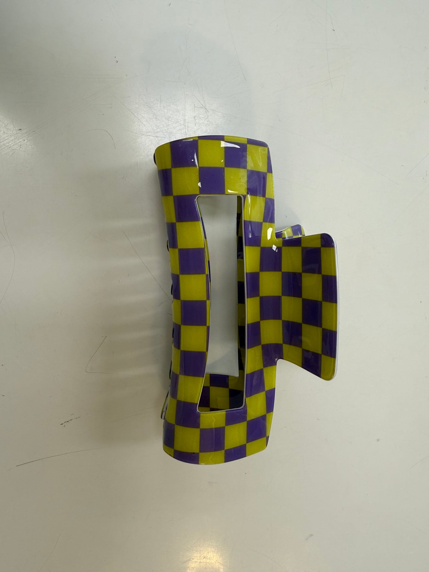 Checkered Claw Clip - Assorted