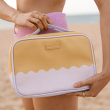 Load image into Gallery viewer, Lilac Ripple Cosmetic Bag
