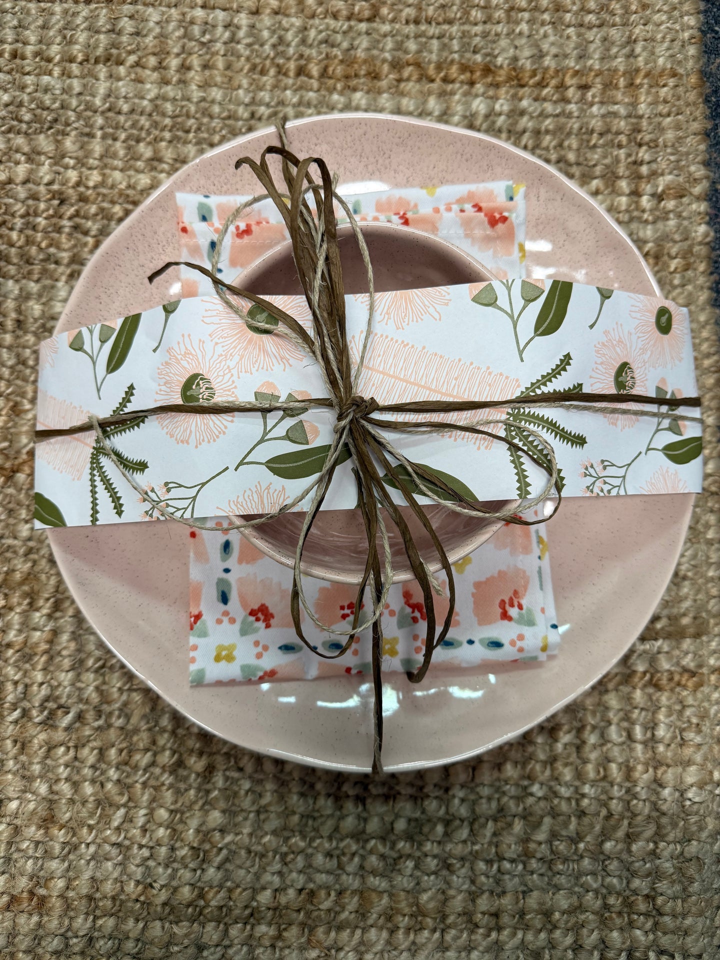 Dip & Bikkie Bowl Set - Pink Speckle