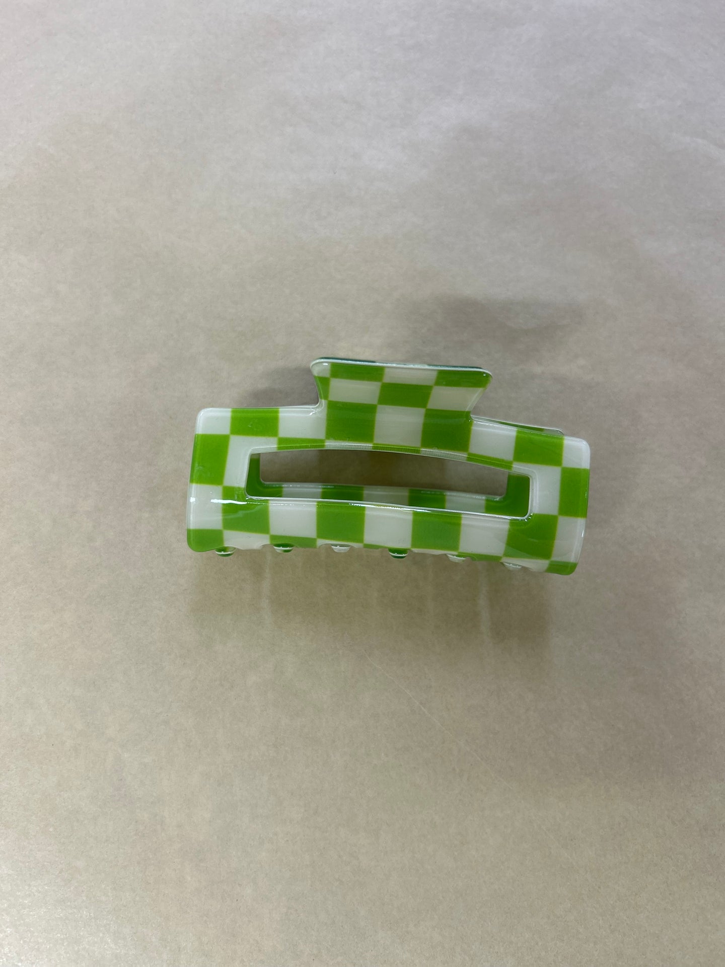 Claw Clip - Checkered Small