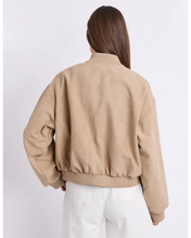 Load image into Gallery viewer, Evie Bomber Jacket - Sand
