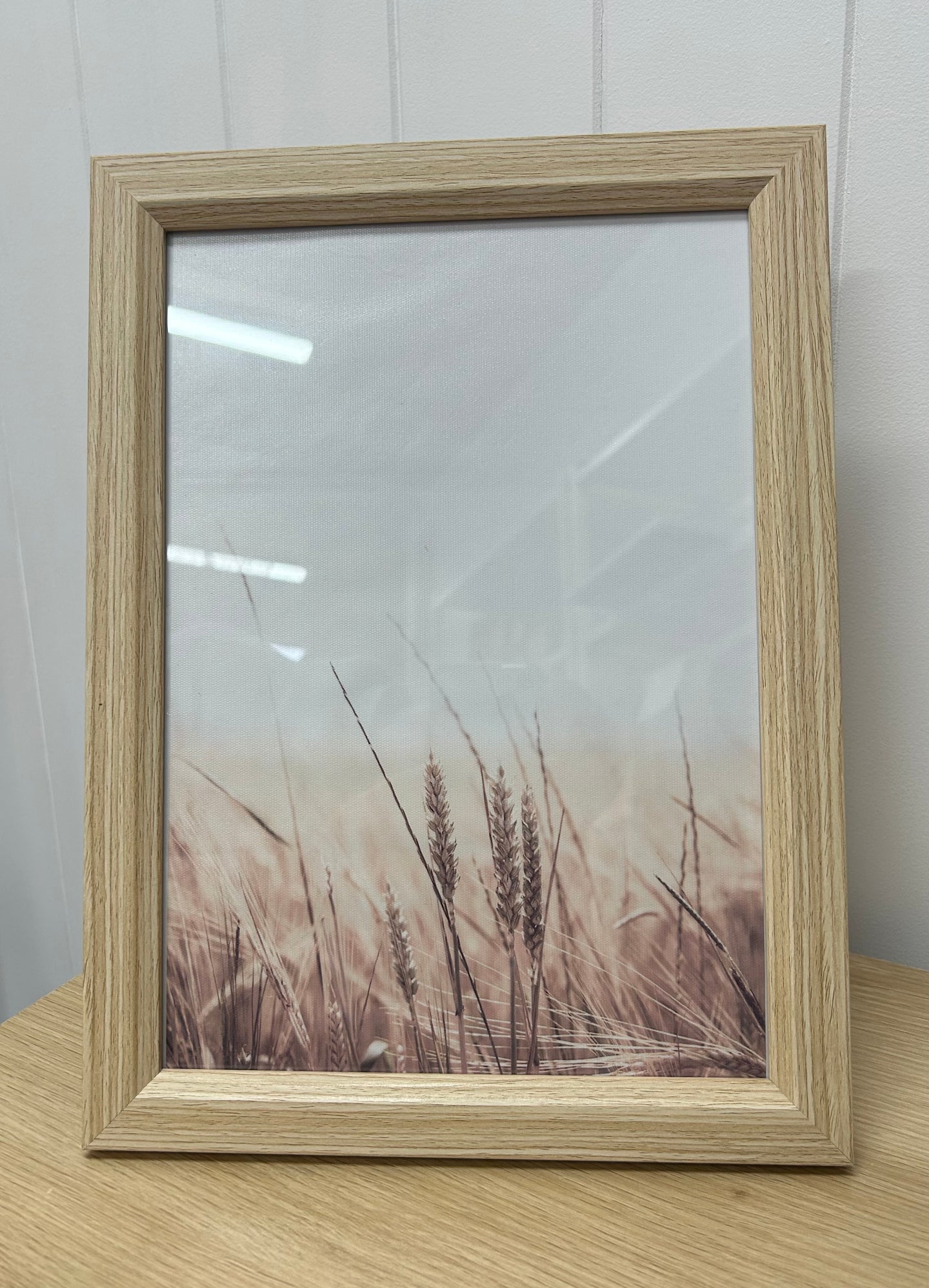 Framed Wheat Artwork