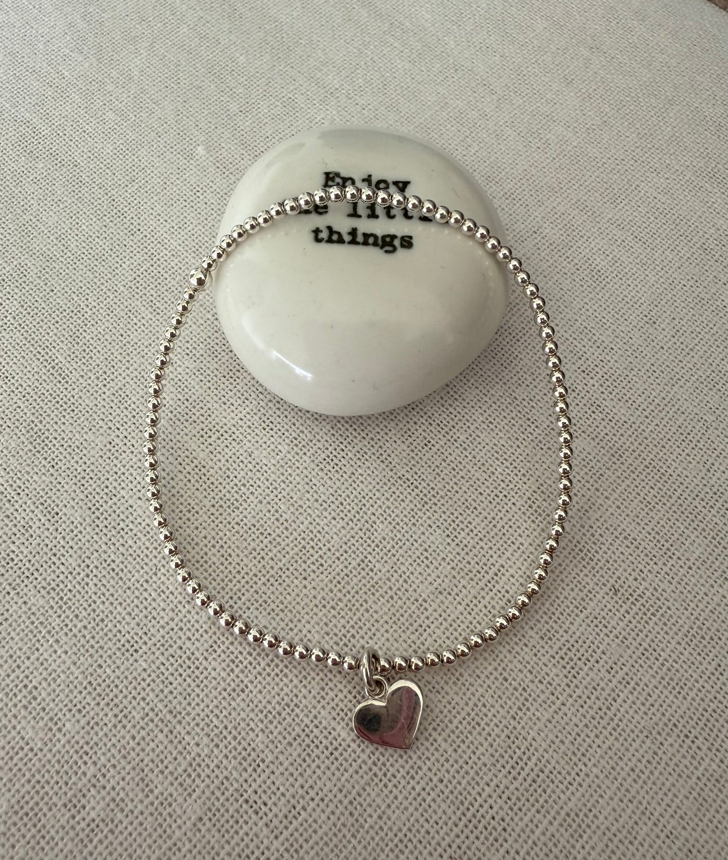 Silver Sweetheart Bracelet