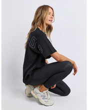 Load image into Gallery viewer, Metallic Interval Tee - Black with Silver
