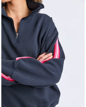 Load image into Gallery viewer, Lover 1/4 Zip Crew - Navy

