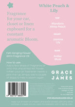 Load image into Gallery viewer, White Peach &amp; Lily - Felt Air Freshener
