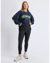 Load image into Gallery viewer, Interval Crew - Navy/Neon Yellow
