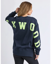 Load image into Gallery viewer, Interval Crew - Navy/Neon Yellow
