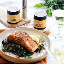 Load image into Gallery viewer, Lime Pepper Grinder Salt: Jar 70g

