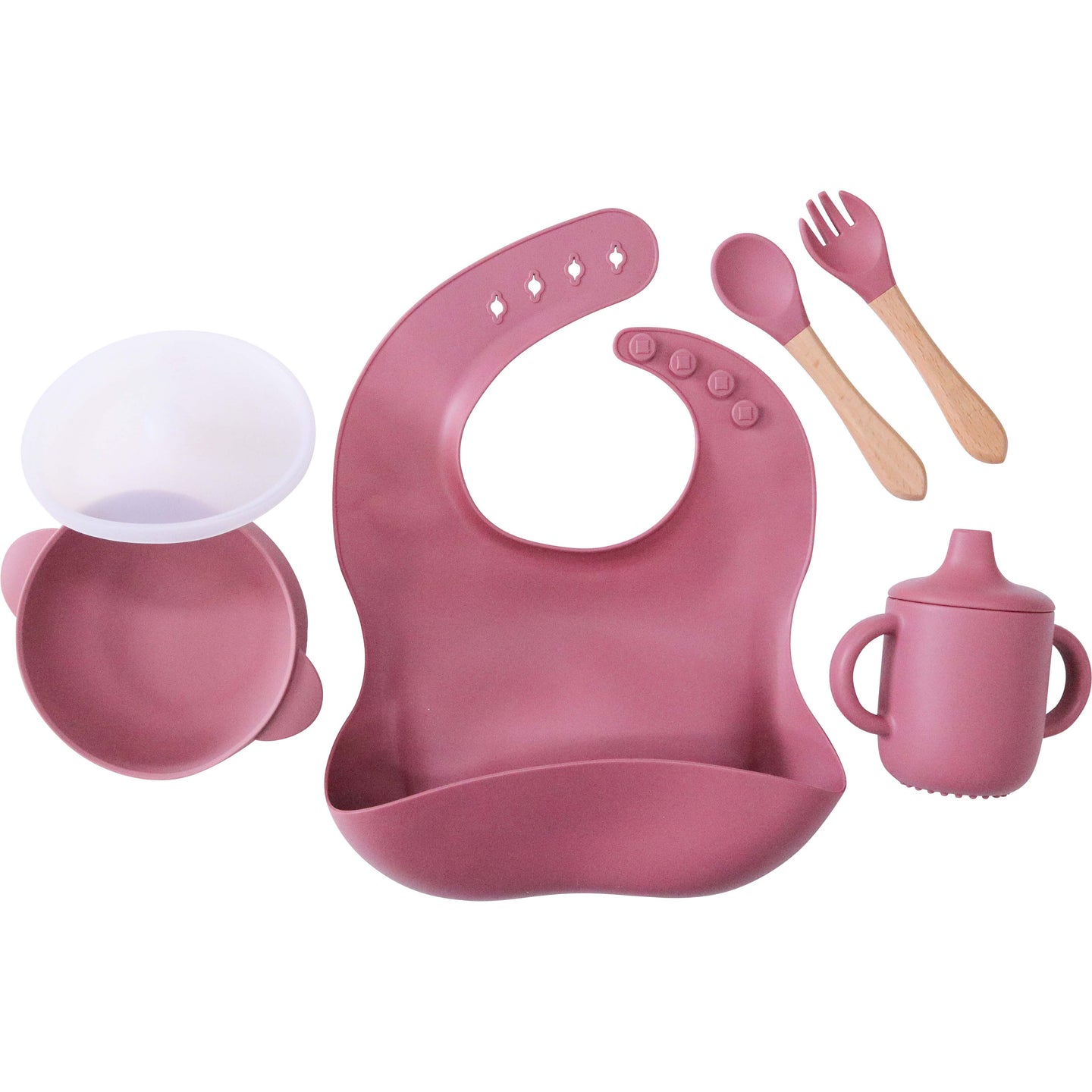 Silicone Feeding Bowl - Mulberry