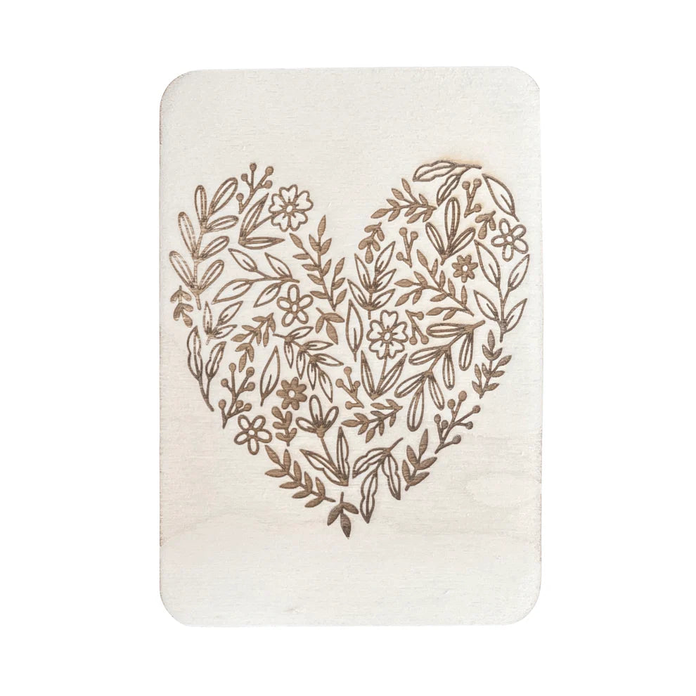Floral Heart - Keep Card