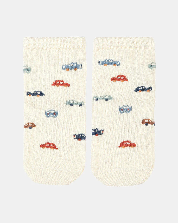 Organic Ankle Socks Jacquard - Speedie