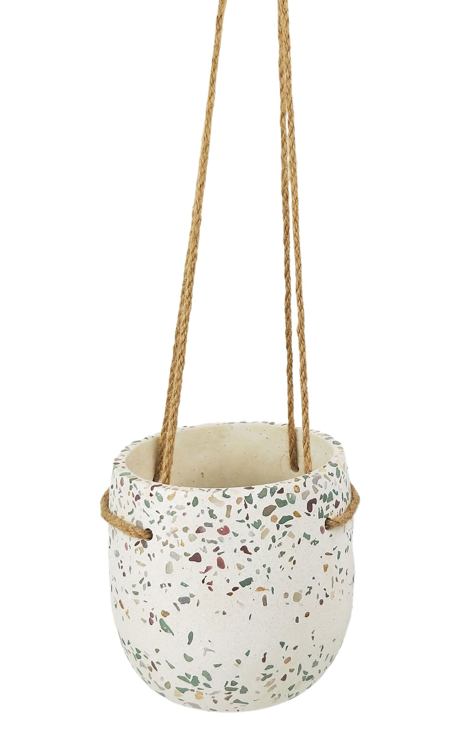 terrazzo hanging planter Terrazzo Hanging Planter