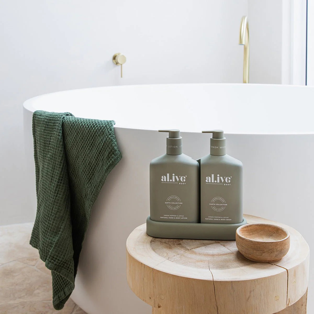 Green Pepper & Lotus Wash & Lotion Duo