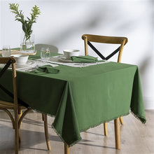 Load image into Gallery viewer, Fray Tablecloth - Dill

