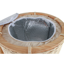 Load image into Gallery viewer, Tulum Insulated Rattan &amp; Bamboo Picnic Basket
